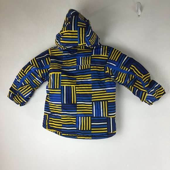 Columbia Toddler Boy Outgrown Coats Blue/Yellow 4T - Picture 2 of 11